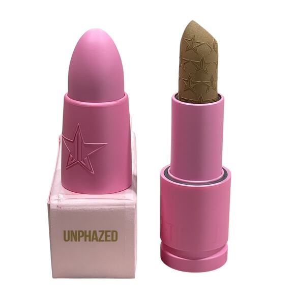 Jeffree Star Velvet Trap Lipstick Unphazed Nude Olive Matte - Picture 1 of 4